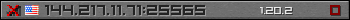 Userbar grau 350x20 für den Server 144.217.11.71:25565