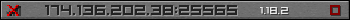 Userbar gray 350x20 for 174.136.202.38:25565