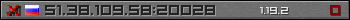 Userbar gray 350x20 for 51.38.109.58:20028