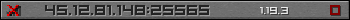 Userbar gray 350x20 for 45.12.81.148:25565