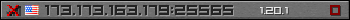 Userbar grau 350x20 für den Server 173.173.163.179:25565