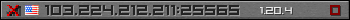 Userbar gray 350x20 for 103.224.212.211:25565