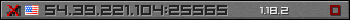 Userbar gray 350x20 for 54.39.221.104:25565