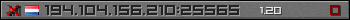 Userbar gray 350x20 for 194.104.156.210:25565