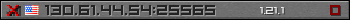 Userbar gray 350x20 for 130.61.44.54:25565