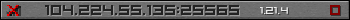 Userbar grau 350x20 für den Server 104.224.55.135:25565
