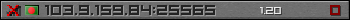 Userbar gray 350x20 for 103.9.159.84:25565