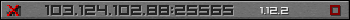 Userbar gray 350x20 for 103.124.102.88:25565