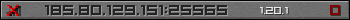 Userbar gray 350x20 for 185.80.129.151:25565