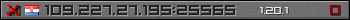 Userbar gray 350x20 for 109.227.27.195:25565