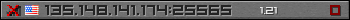 Userbar gray 350x20 for 135.148.141.174:25565