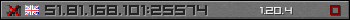 Userbar grau 350x20 für den Server 51.81.168.101:25574