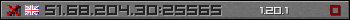Userbar grau 350x20 für den Server 51.68.204.30:25565