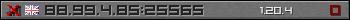 Userbar gray 350x20 for 88.99.4.85:25565