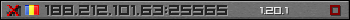 Userbar grau 350x20 für den Server 188.212.101.63:25565