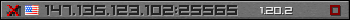 Userbar gray 350x20 for 147.135.123.102:25565