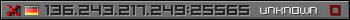 Userbar grau 350x20 für den Server 136.243.217.249:25565
