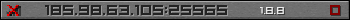 Userbar gray 350x20 for 185.98.63.105:25565
