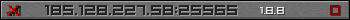 Userbar gray 350x20 for 185.128.227.58:25565