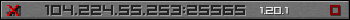 Userbar gray 350x20 for 104.224.55.253:25565