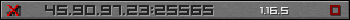 Userbar grau 350x20 für den Server 45.90.97.23:25565
