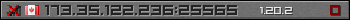 Userbar gray 350x20 for 173.35.122.236:25565