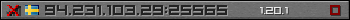 Userbar grau 350x20 für den Server 94.231.103.29:25565