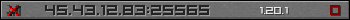 Userbar gray 350x20 for 45.43.12.83:25565