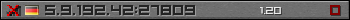 Userbar grau 350x20 für den Server 5.9.192.42:27809