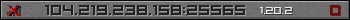 Userbar gray 350x20 for 104.219.238.158:25565