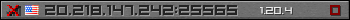 Userbar gray 350x20 for 20.218.147.242:25565