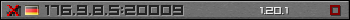 Userbar gray 350x20 for 176.9.8.5:20009