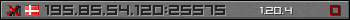Userbar grau 350x20 für den Server 195.85.54.120:25575