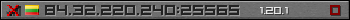 Userbar gray 350x20 for 84.32.220.240:25565