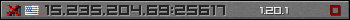 Userbar grau 350x20 für den Server 15.235.204.69:25617