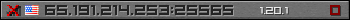 Userbar gray 350x20 for 65.191.214.253:25565