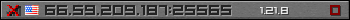 Userbar gray 350x20 for 66.59.209.187:25565