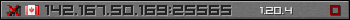 Userbar grau 350x20 für den Server 142.167.50.169:25565