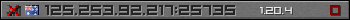 Userbar gray 350x20 for 125.253.92.217:25735