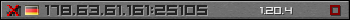Userbar grau 350x20 für den Server 178.63.61.161:25105