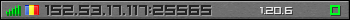 Userbar gray 350x20 for 152.53.17.117:25565