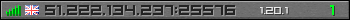 Userbar gray 350x20 for 51.222.134.237:25576