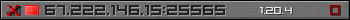 Userbar grau 350x20 für den Server 67.222.146.15:25565
