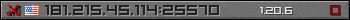 Userbar gray 350x20 for 181.215.45.114:25570