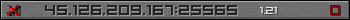 Userbar gray 350x20 for 45.126.209.167:25565