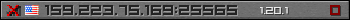 Userbar gray 350x20 for 159.223.75.169:25565