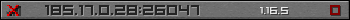 Userbar gray 350x20 for 185.17.0.28:26047