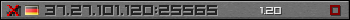 Userbar gray 350x20 for 37.27.101.120:25565