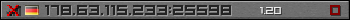 Userbar grau 350x20 für den Server 178.63.115.233:25598