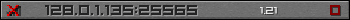 Userbar gray 350x20 for 128.0.1.135:25565